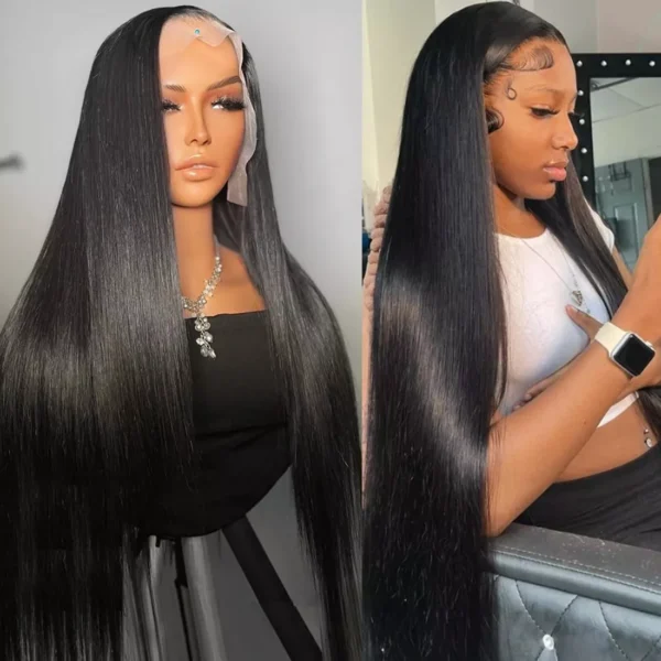 5x5 HD Human Hair Straight wig - Image 2
