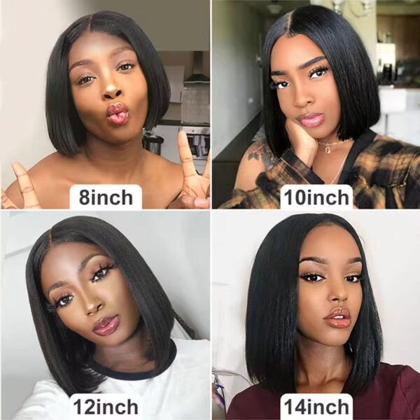 13x4 Lace frontal bob wig human hair - Image 4