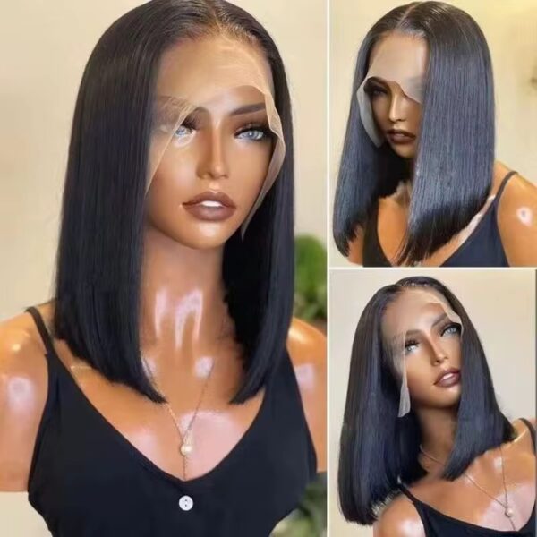 13x4 Lace frontal bob wig human hair