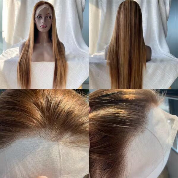 Brazilian straight 13x4 piano color wig - Image 3