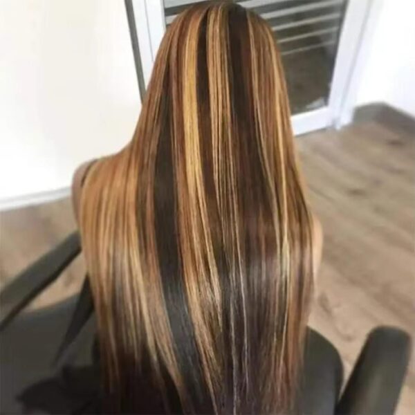 Brazilian straight 13x4 piano color wig - Image 4