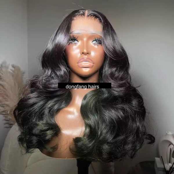 Raw Indian Virgin Cuticle Aligned Glueless HD Lace Wig - Image 3