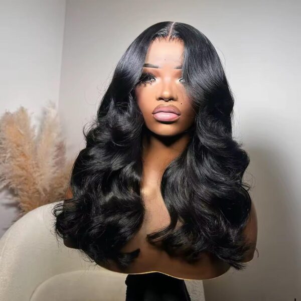 Raw Indian Virgin Cuticle Aligned Glueless HD Lace Wig - Image 5