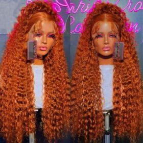 Ginger Deep wave/Straight Brazilian Wig