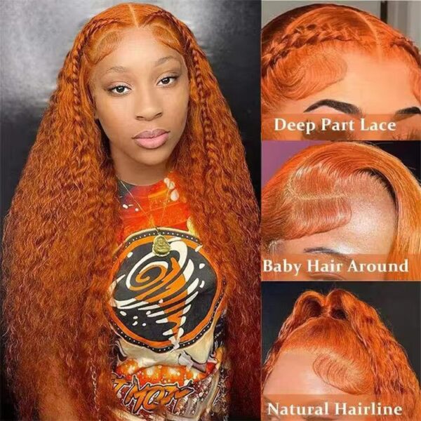 Ginger Deep wave/Straight Brazilian Wig - Image 2