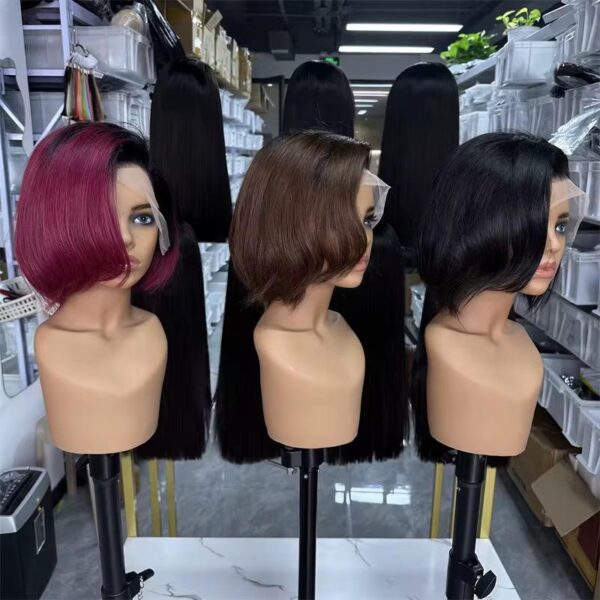 Pixie Cut 13x6 Side Part human hair wig - Image 2