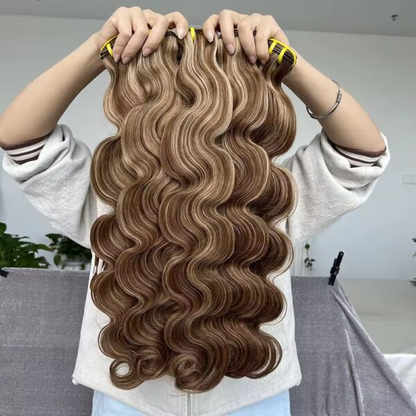 Brazilian Highlighted color body wave hair bundle
