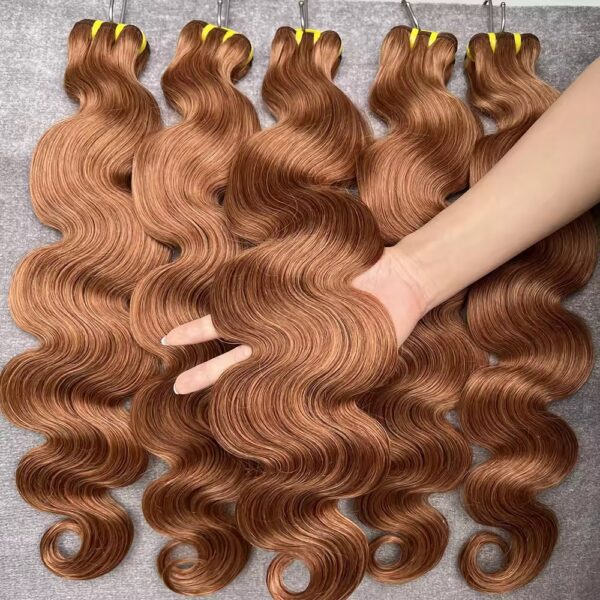 SSD Brazilian Color #35 bodywave/straight human hair bundle - Image 4