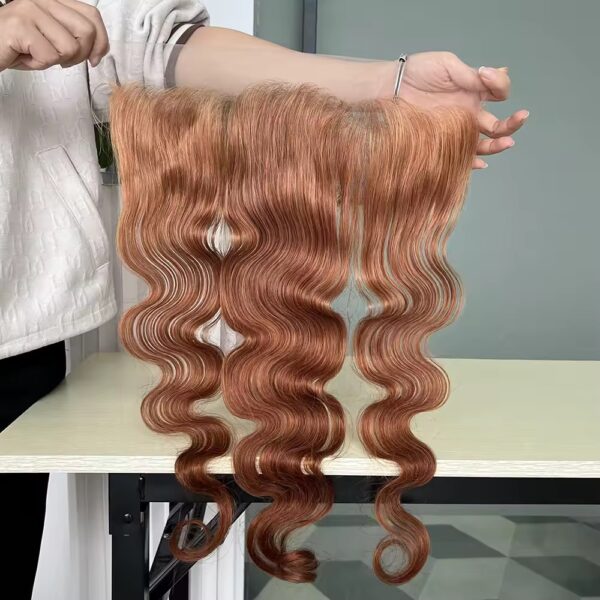 Brazilian Color 99j/#4/#35/P4/27 Matching Frontal/Closure - Image 2